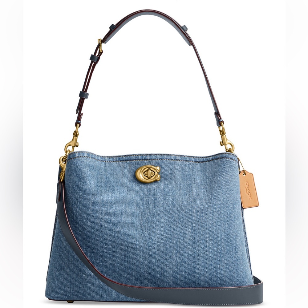 Coach Willow Denim Shoulder Bag Blue from Dillards w/ original sleeper dust bag